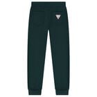 Boys White & Green Teddy Bear Logo Joggers Set, 3, hi-res