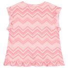 Girls Pink Zig Zag Pyjamas, 1, hi-res