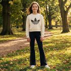 Girls Beige & Black Leggings Set, 1, hi-res