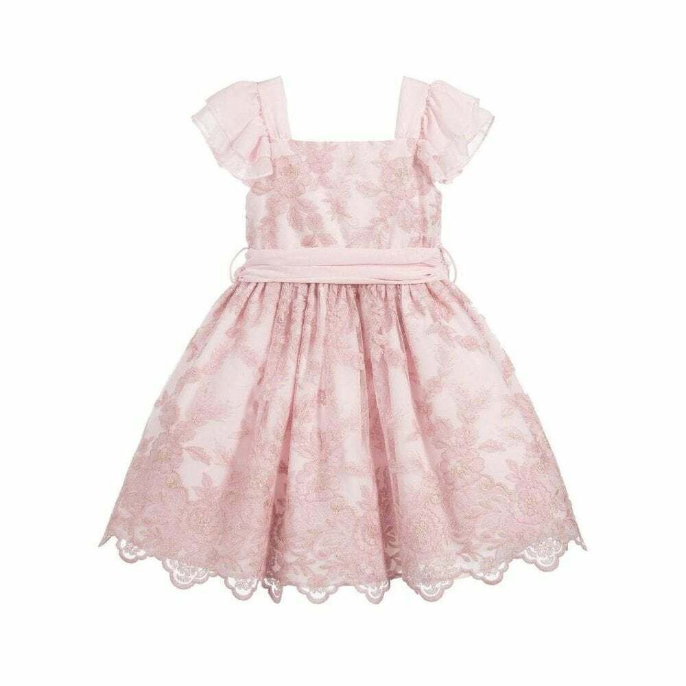 Patachou Girls Pink Haute Couture Dress | Junior Couture