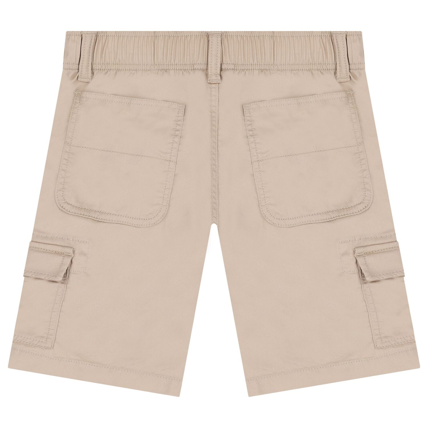 Boys Beige Logo Shorts, 2, hi-res image number null