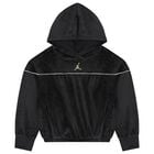 Girls Black Jordan Hooded Top, 1, hi-res