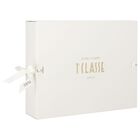 طقم هدايا ملابس اطفال بنقشة خريطة جغرافية باللونين الابيض و الوردي للبنات , 2, hi-res