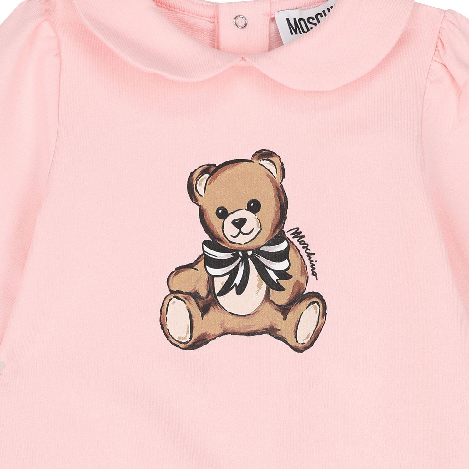 Baby Girls Pink Teddy Bear Logo Babygrow Gift Set, 1, hi-res