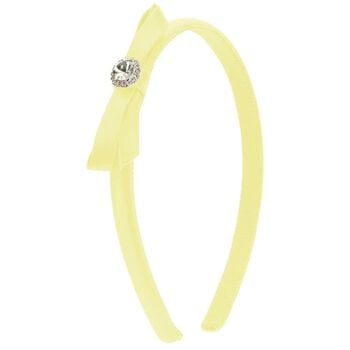 Girls Yellow Bow Headband