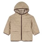 Younger Boys Beige Sherpa Reversible Jacket, 1, hi-res