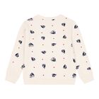 Ivory Sailboat Logo Baby Sweatshirt, 1, hi-res