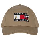 Beige Snoopy Logo Cap, 1, hi-res