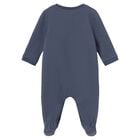 Baby Boys Navy Blue Dinosaur Babygrow, 2, hi-res