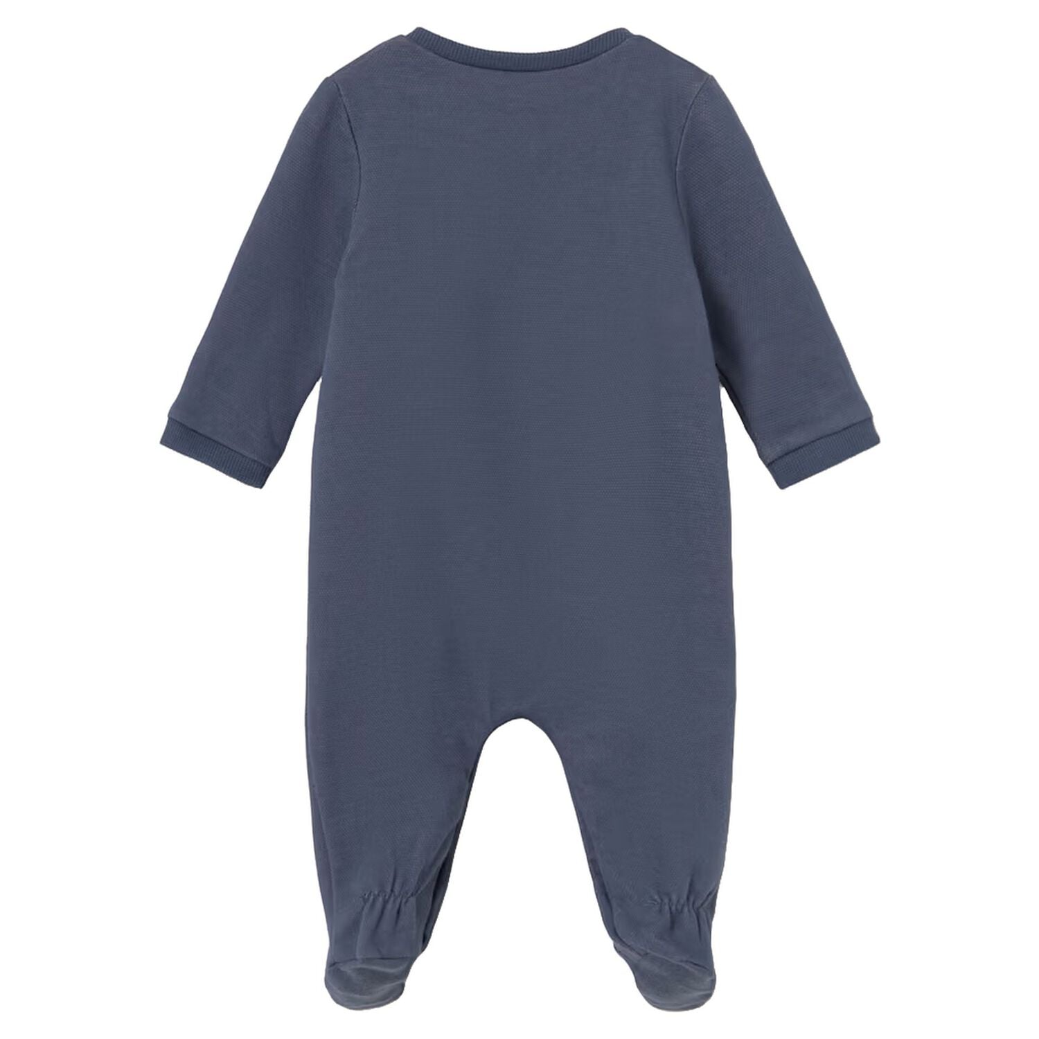 Baby Boys Navy Blue Dinosaur Babygrow, 2, hi-res