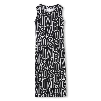 Girls Black Logo Dress
