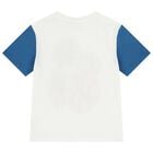 Boys White Basketball T-Shirt, 1, hi-res