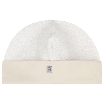 Ivory Logo Baby Hat