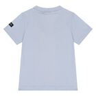 Younger Boys Blue Logo T-Shirt , 1, hi-res