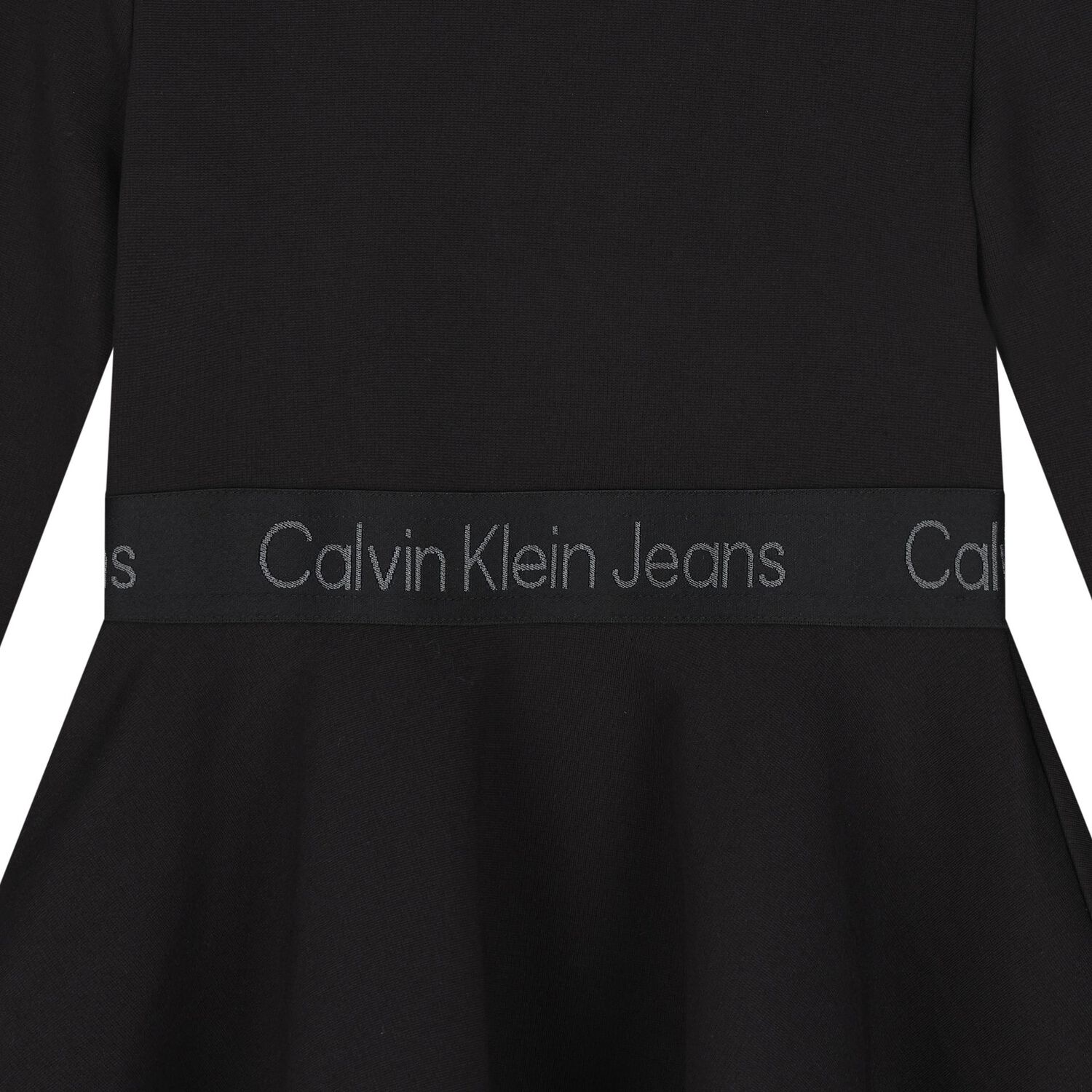 Girls Black Logo Dress, 1, hi-res image number null