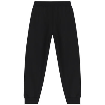 Boys Black Logo Joggers