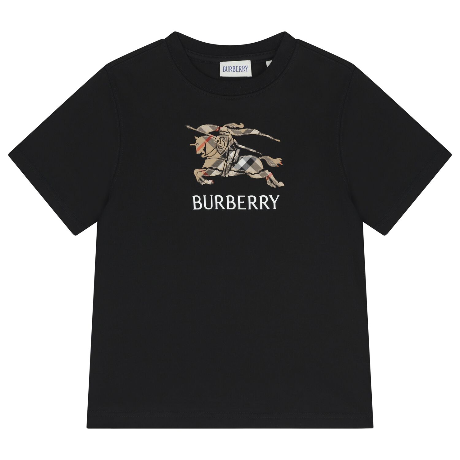 Boys Black EKD Logo T-Shirt, 1, hi-res