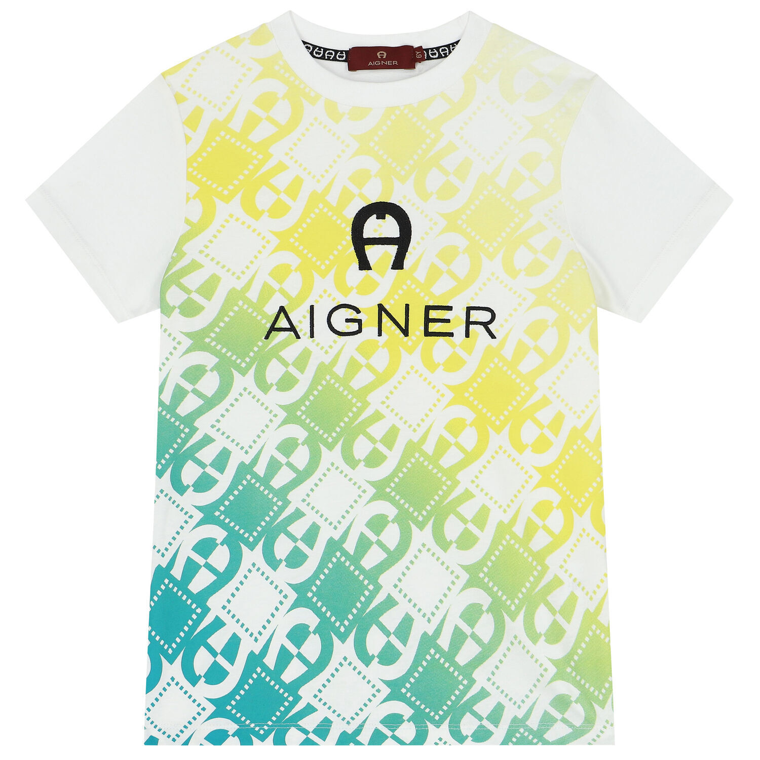 Boys White Logo T-Shirt, 1, hi-res