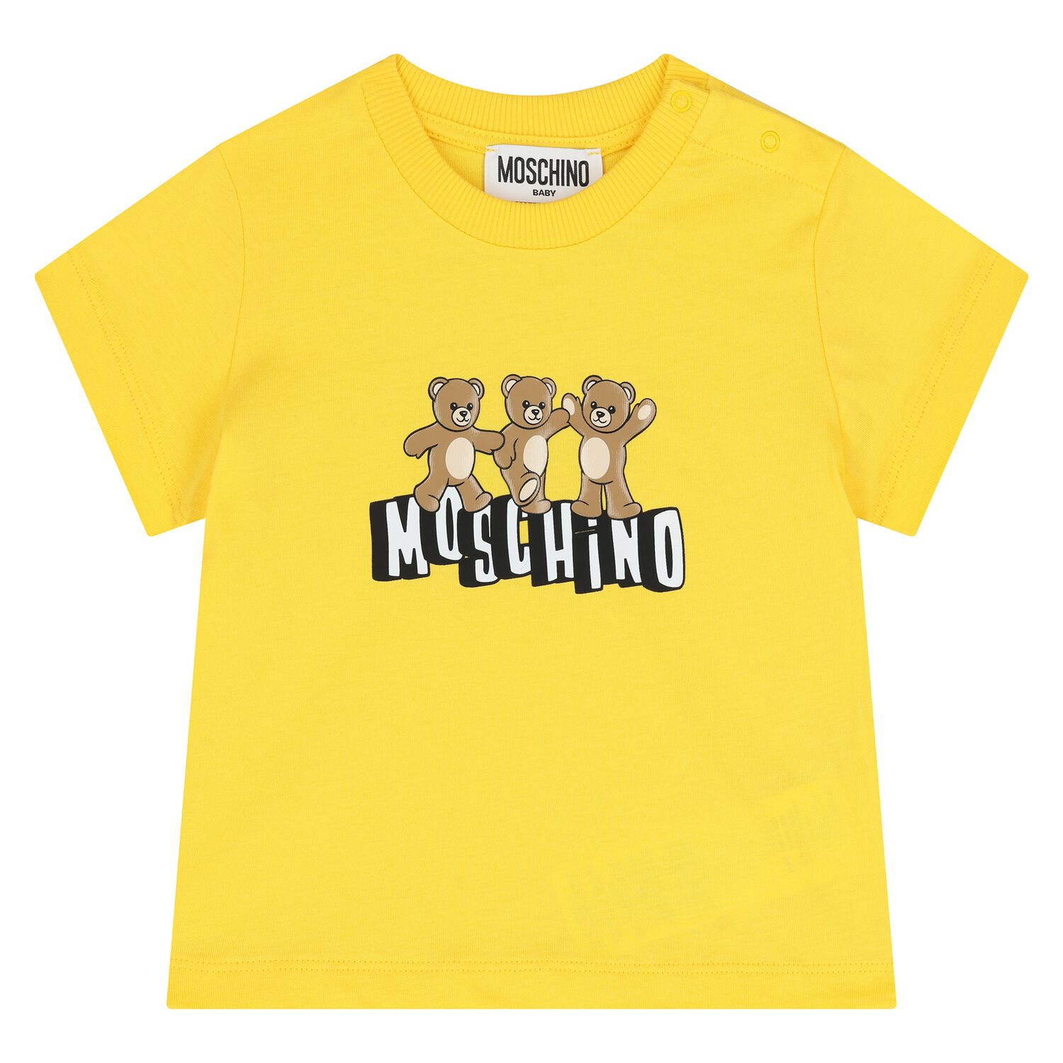 Younger Yellow Teddy Bear Logo T-Shirt, 5, hi-res