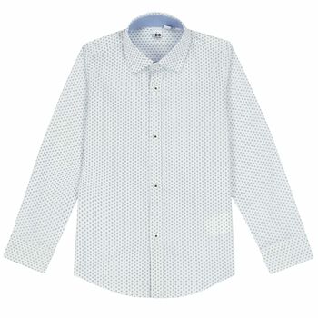 Boys White Long Sleeved Shirt