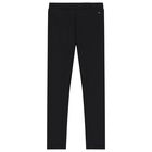 Girls Black Logo Leggings Set, 1, hi-res