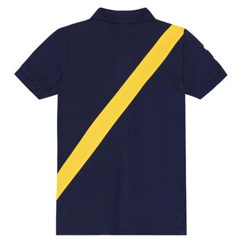 Boys Navy Logo Polo Shirt