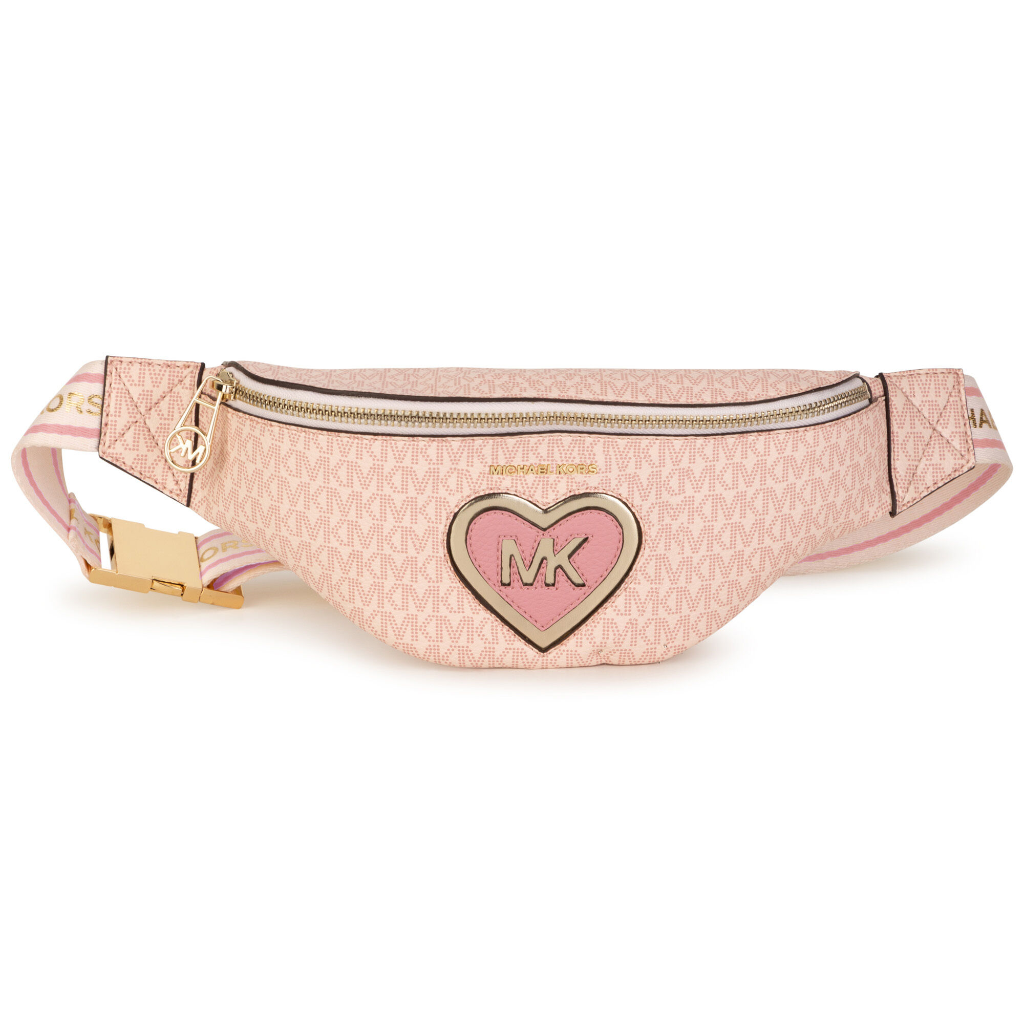 MICHAEL KORS Girls Pink Logo Belt Bag Junior Couture Oman