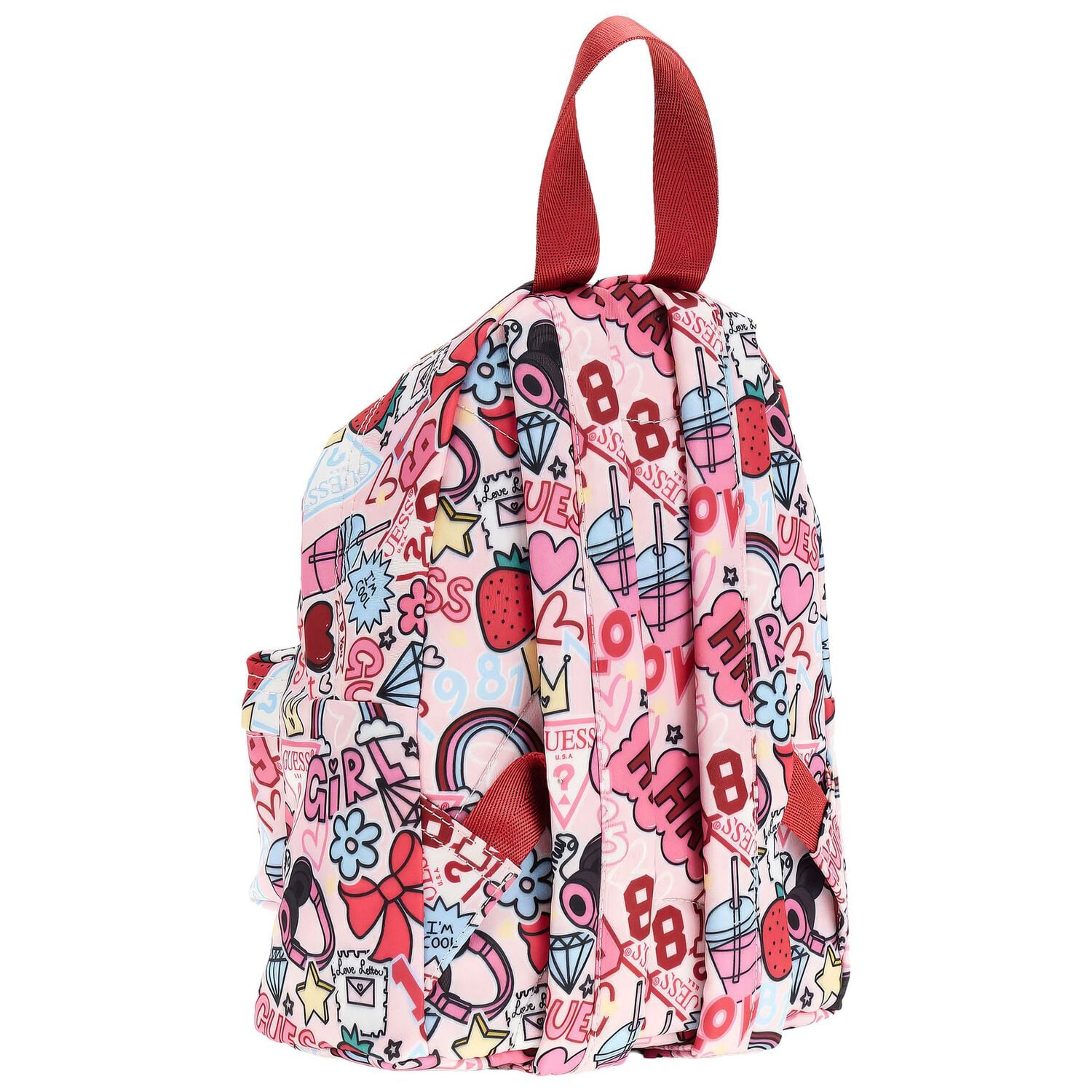 Pink Logo Backpack ( 28CM ), 1, hi-res