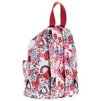 Pink Logo Backpack ( 28CM )