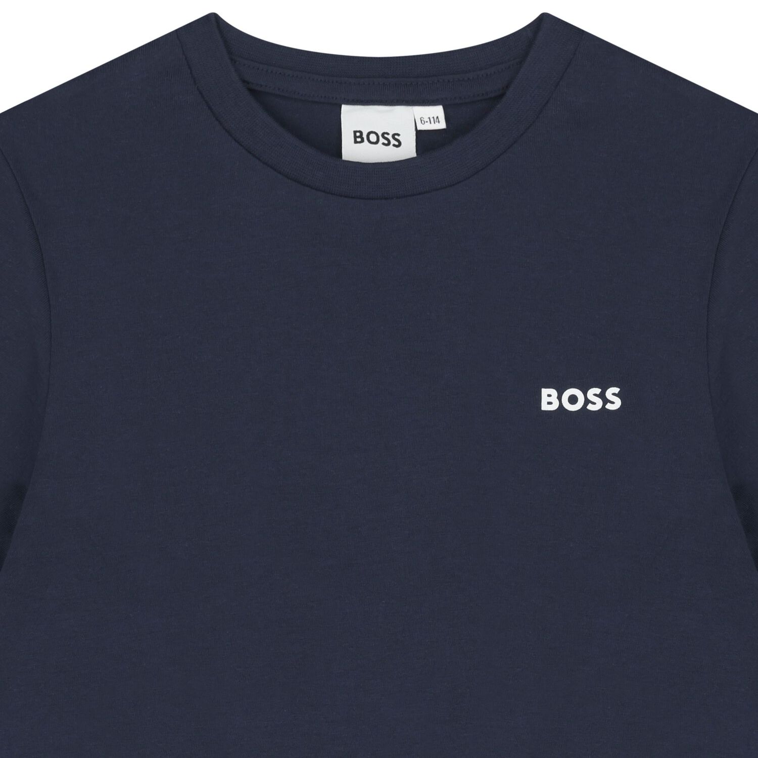 تيشيرت اولاد باللون الابيض والكحلى ( 2 قطعه ) , 3, hi-res