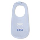 Baby Boys Blue Logo Babygrow Gift Set, 1, hi-res