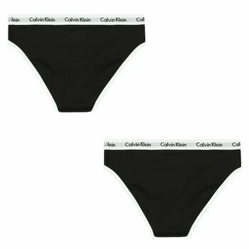 Girls Black Bikini Brief (2 Pack)