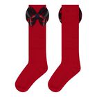 Girls Red Tartan Socks, 2, hi-res