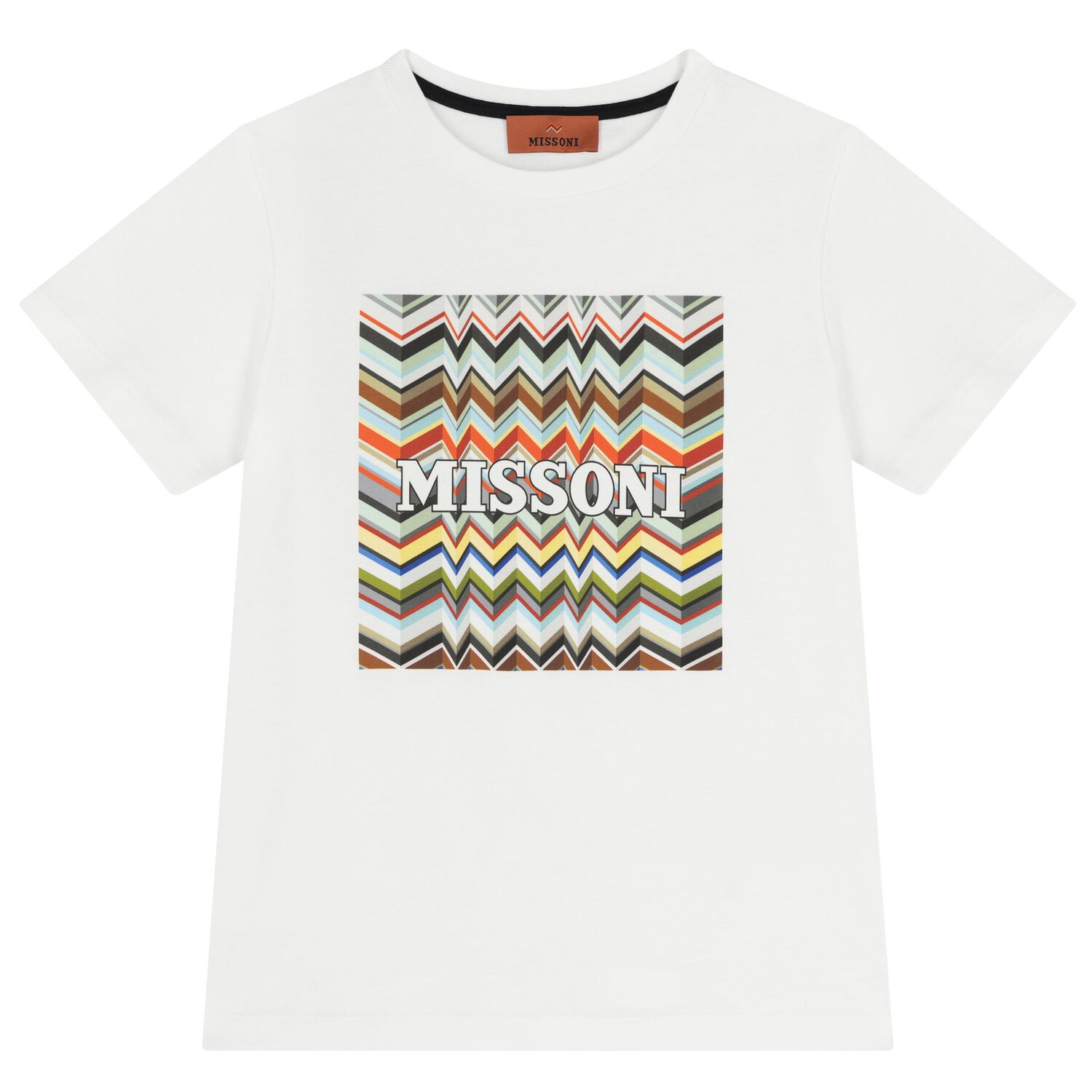 Boys White Logo T-Shirt, 1, hi-res
