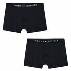 Boys Navy Boxer Shorts (2-Pack), 1, hi-res