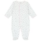 Baby Girls White & Pink Roses Babygrow Gift Set, 1, hi-res