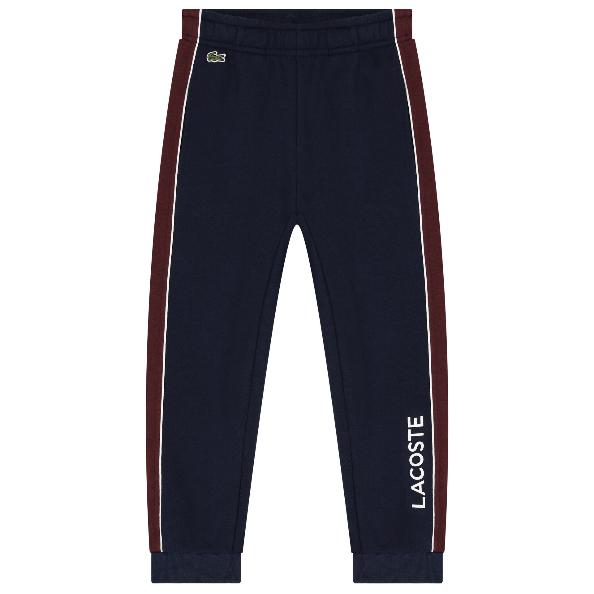 Lacoste Boys Navy Blue Logo Joggers Junior Couture Bahrain