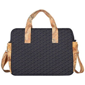Navy Blue & Gold Logo Baby Changing Bag