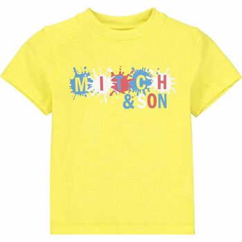 Boys Yellow Logo T-Shirt