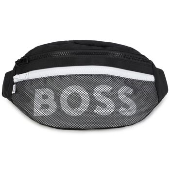 Boys Black Logo Belt Bag