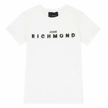 Boys White Logo T-Shirt