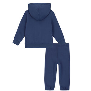 Younger Boys Navy Logo Tracksuit 