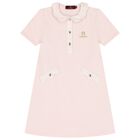 Girls Pink Logo Dress, 2, hi-res