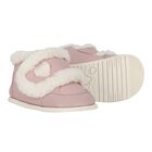 Baby Girls Pink Fur Faux Trainers, 1, hi-res