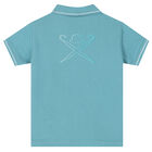 Boys Aqua Logo Polo Shirt, 1, hi-res