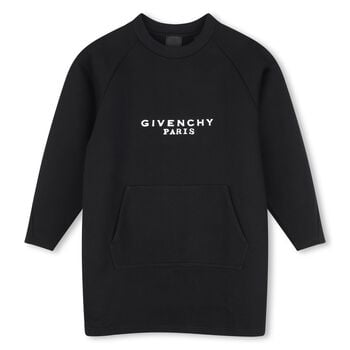Girls Black Logo Dress