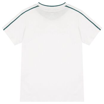 Boys White Logo T-Shirt