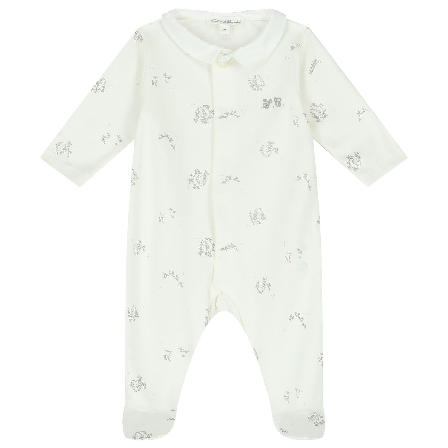 Ivory Rabbit Babygrow, 1, hi-res image number null
