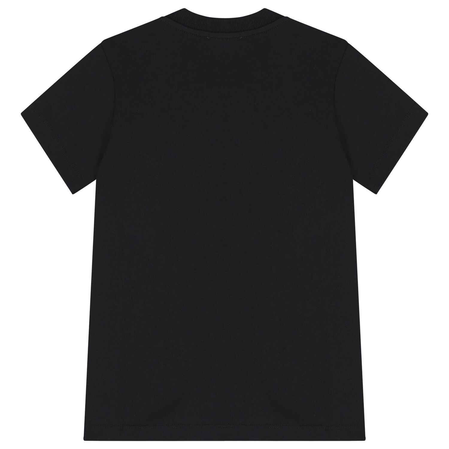 Boys Black Zig Zag Logo T-Shirt, 1, hi-res