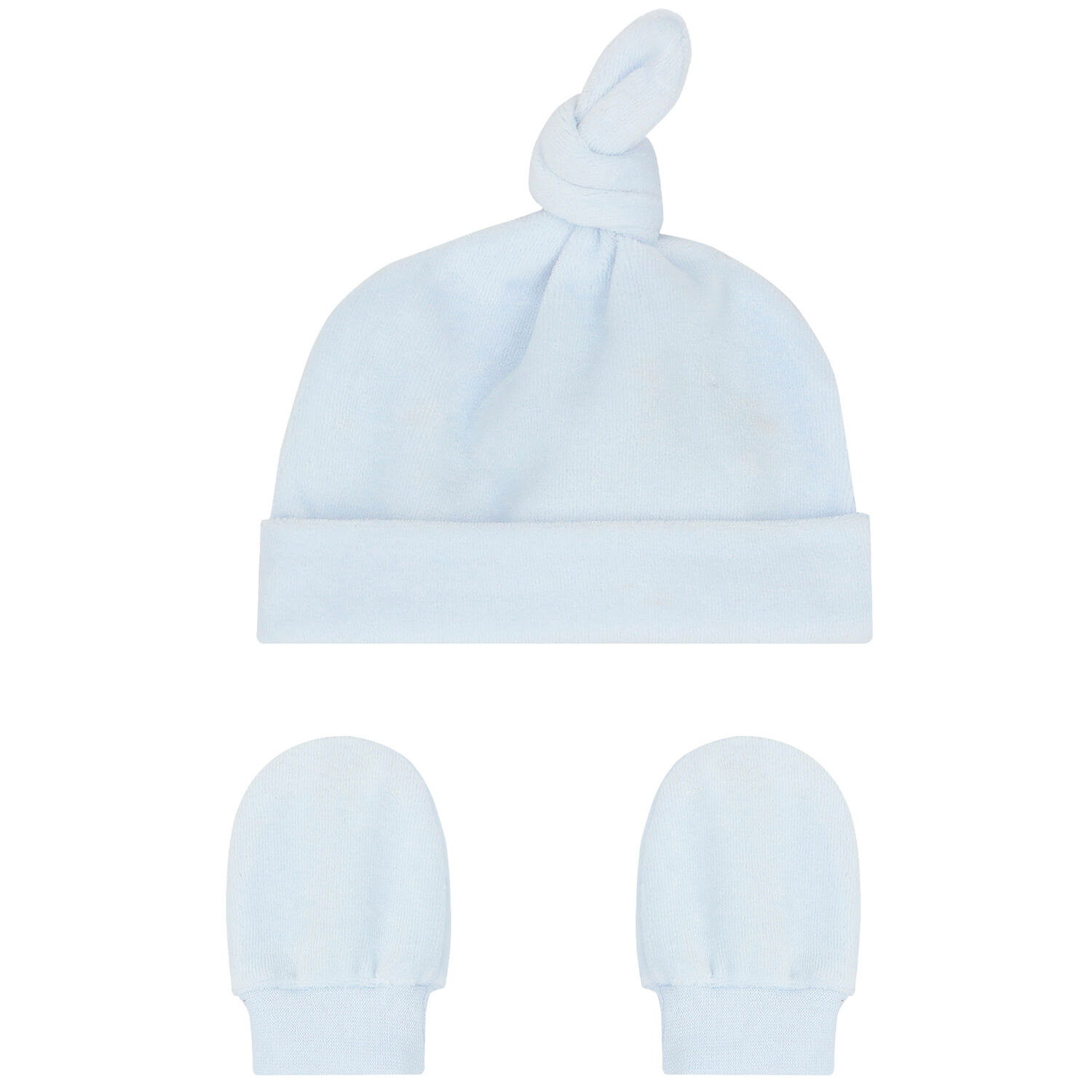 طقم قبعة وقفاز باللون الأزرق للأولاد, 1, hi-res